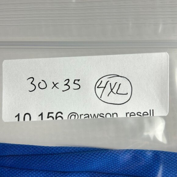 Nike 1 Cent Memphis Tigers Polo 4XL Blue Coach Team Issued‎ Penny Sideline NWOT - Picture 6 of 6